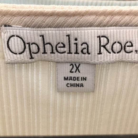 Cream sheer sleeves shirt - Picture 3 of 4